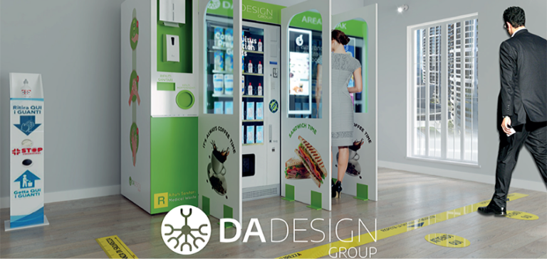 DA Design Group lancia la nuova linea SAFETY per un approccio sicuro al distributore