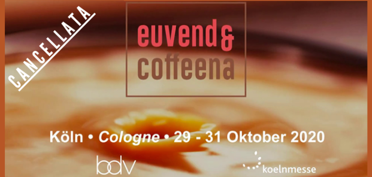 Cancellata l’edizione 2020 di Eu’Vend & Coffeena – Nuova data 27-29 ottobre 2022