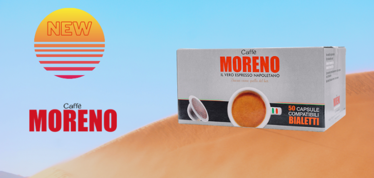 Caffè Moreno lancia le nuove capsule compatibili col sistema Bialetti