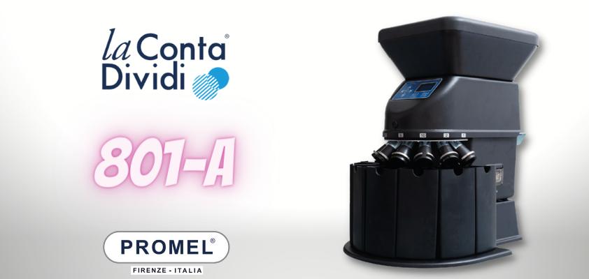 Promel presenta la versione aggiornata della Conta Dividi 801-A