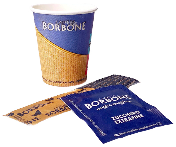 PSK MEGA STORE - Caffè Borbone Ecologic Kit set di stoviglie monouso 50  persona(e) 150 pz - 8055176430054 - Borbone - 3,57 €