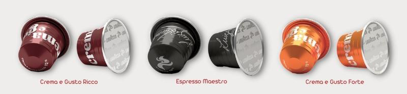 80 Capsule Lavazza Compatibili Nespresso Crema e Gusto Forte in Alluminio