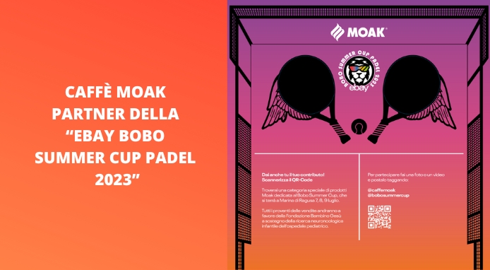 Caffè Moak è partner della “EBAY BOBO SUMMER CUP PADEL 2023”