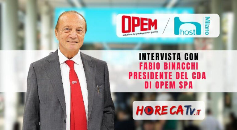 Host 2023: l’intervista di HorecaTv con Fabio Binacchi di OPEM SpA