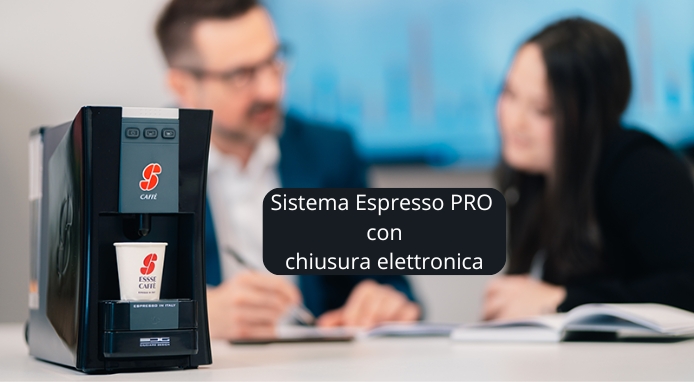 Sistema Espresso PRO di Essse Caffè con l’innovativa chiusura elettronica