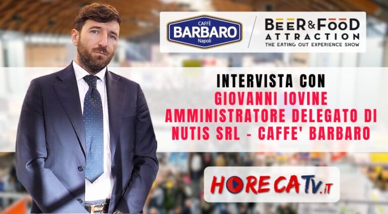 Beer&Food Attraction 2024: l’intervista di HorecaTv con con Giovanni Iovine di Nutis – Caffè Barbaro