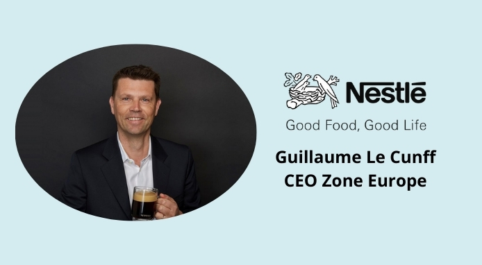 Nestlè nomina Guillame Le Cunff CEO Zone Europe e membro del Comitato esecutivo