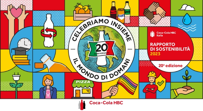 Coca-Cola HBC Italia pubblica il suo ventesimo Rapporto di Sostenibilità
