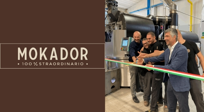 Industria 4.0: Mokador inaugura un impianto di tostatura innovativo